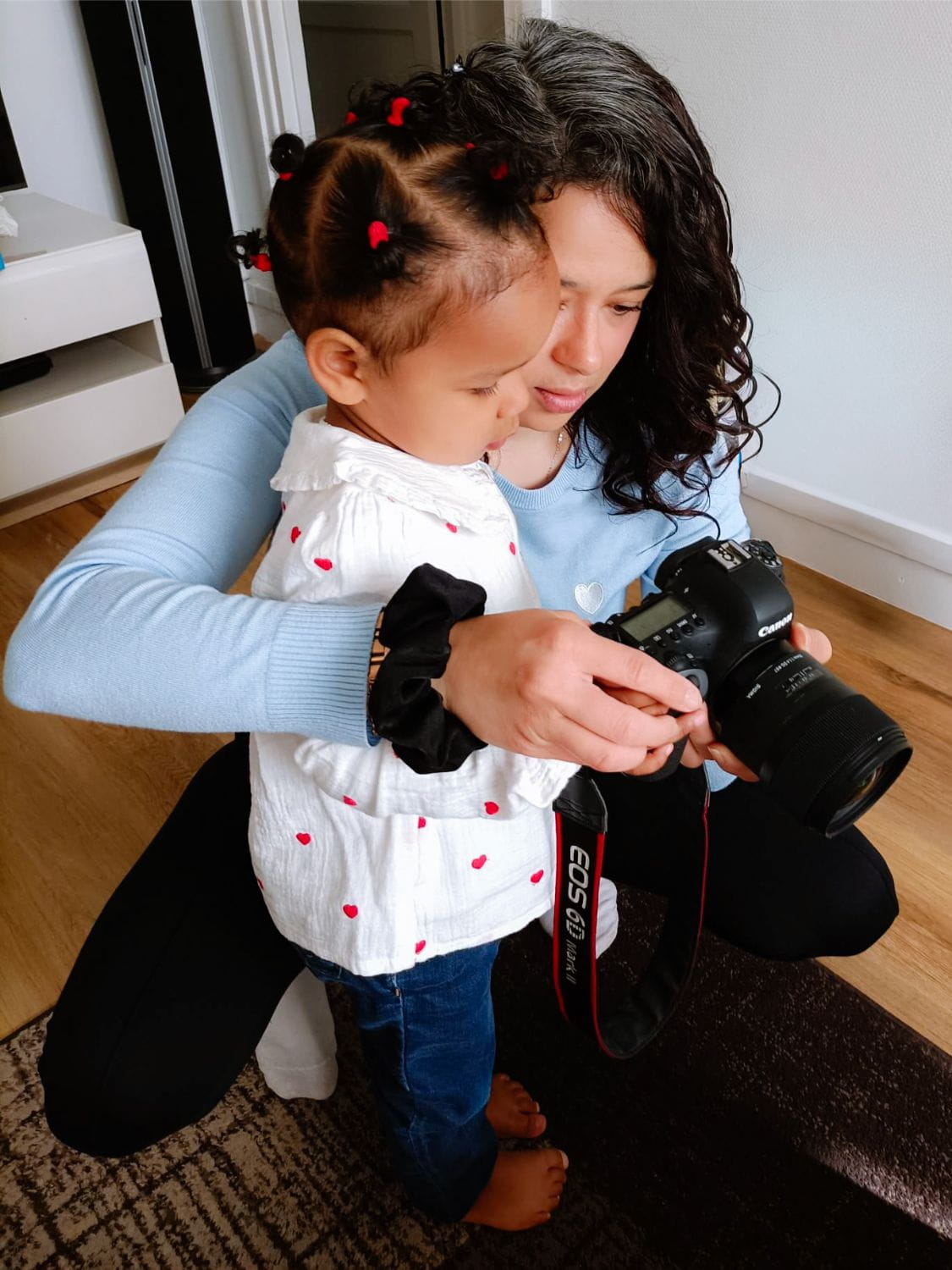 Moi partageant un moment avec une petite fille